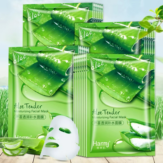 10 Mascarillas Faciales Naturales Aloe Vera – Antiedad